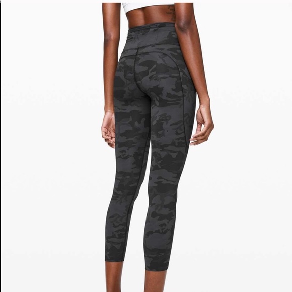 lululemon athletica Pants - Lululemon Fast and Free 7/8 Nulux Camouflage